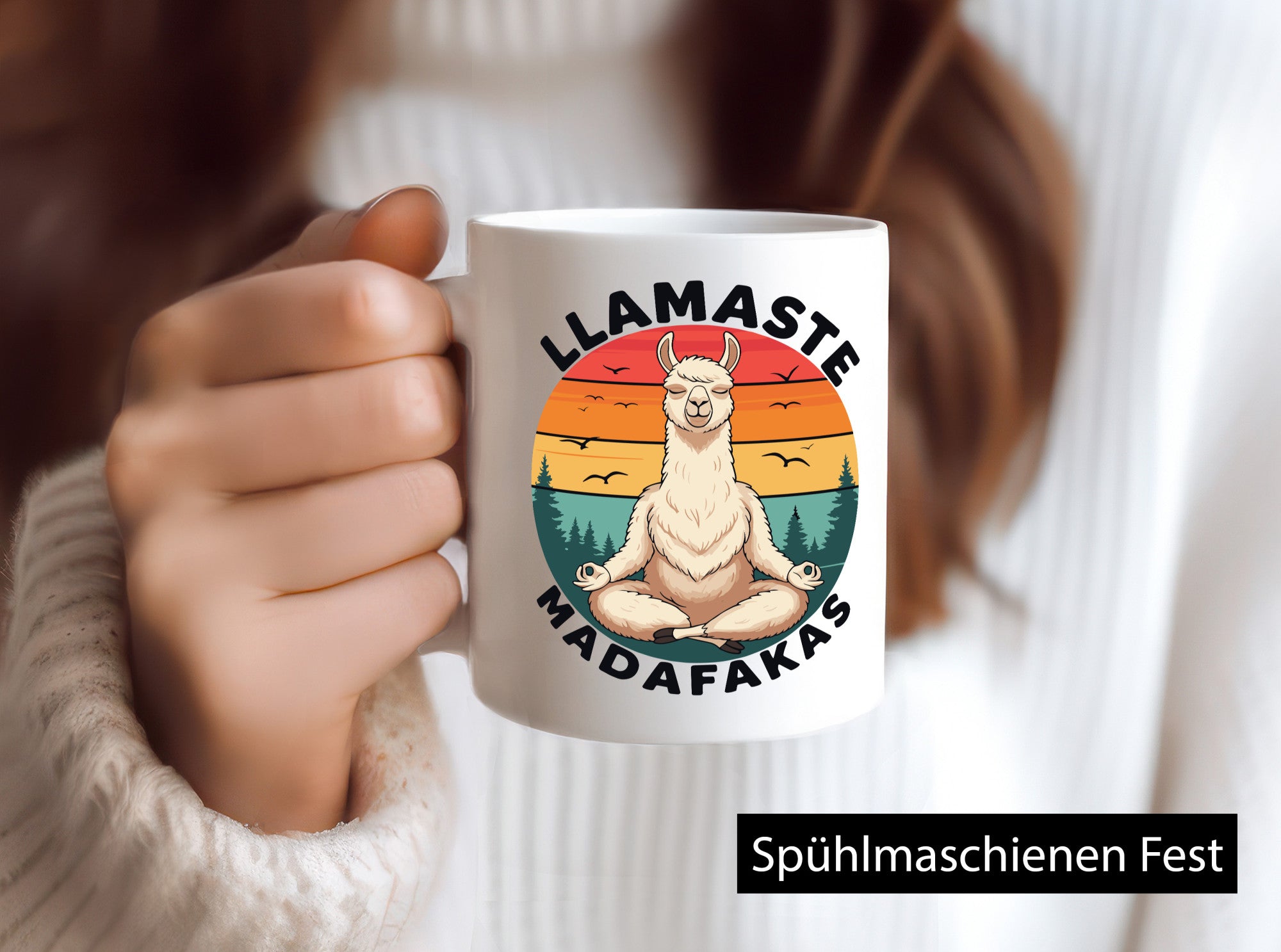 LLamaste | Madafakas Lama Alpaka lustiger Spruch Geschenk Humor Geschenkidee