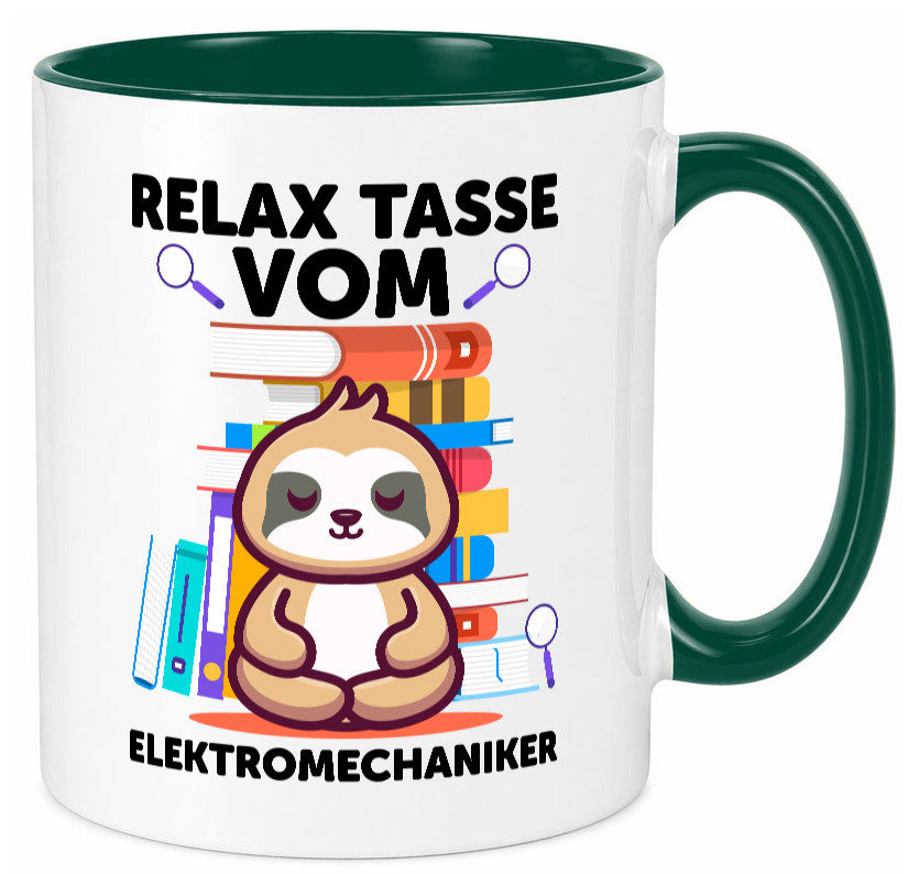 Relax Tasse: Elektromechaniker | Mechaniker Geschenk Humor Geschenkidee