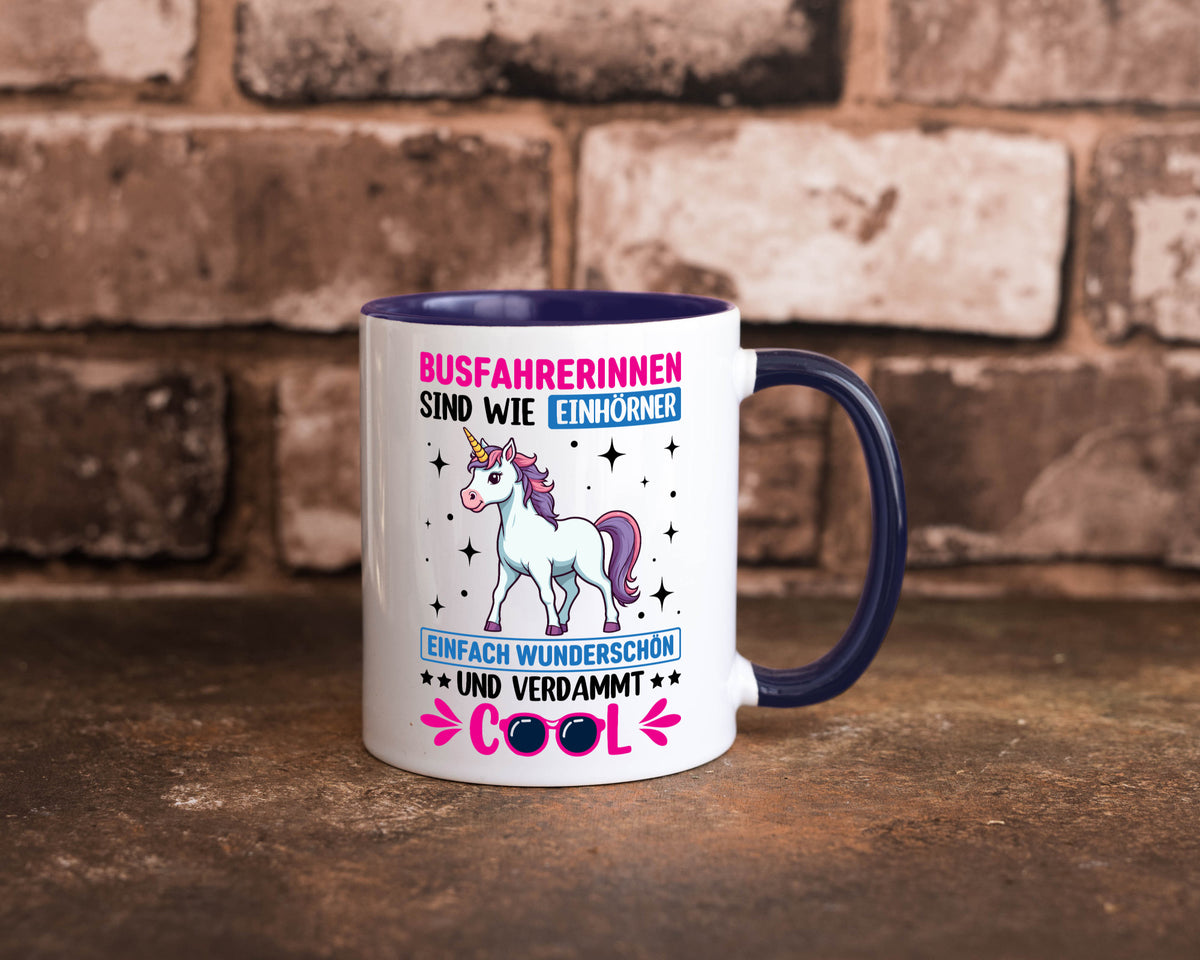 Bussfahrerinen sind wie einhorner | Einhorn Bussfahrerin Geschenkidee Humor Tasse
