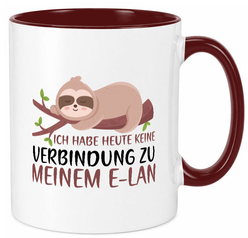 Verbindung zum Elan | WLAN Faultier Faulpelz Laufband Humor Tierliebhaber