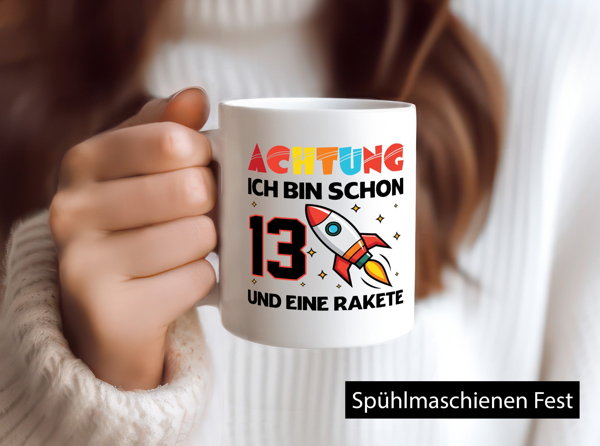 13. Geburtstag | Rakete Weltraum 13 Jahre Galaxy Geschenk Geschenkidee lustiger