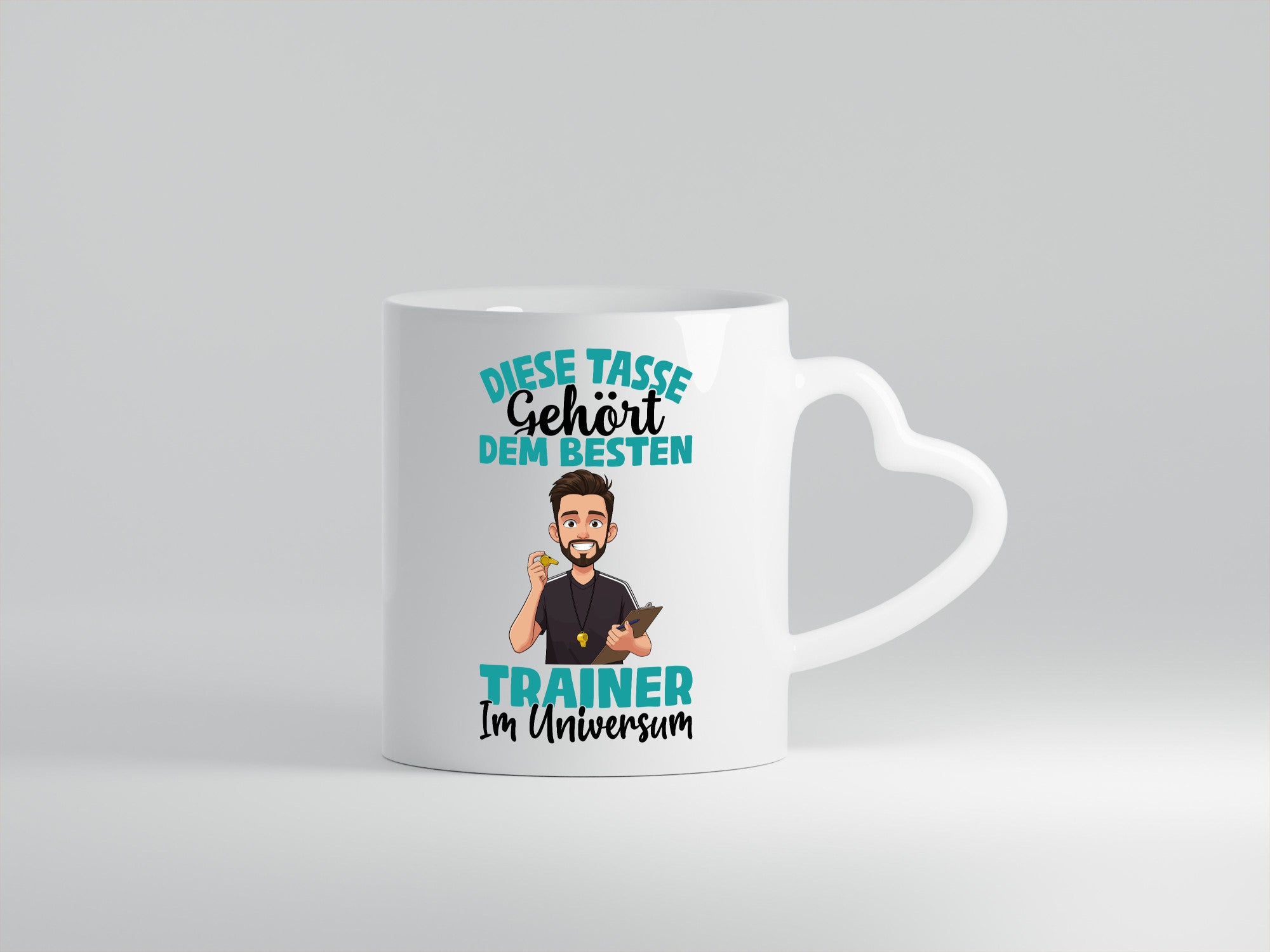 Im Universum: Trainer | Verein Sport lustig Humor Geschenkidee Geschenk Tasse