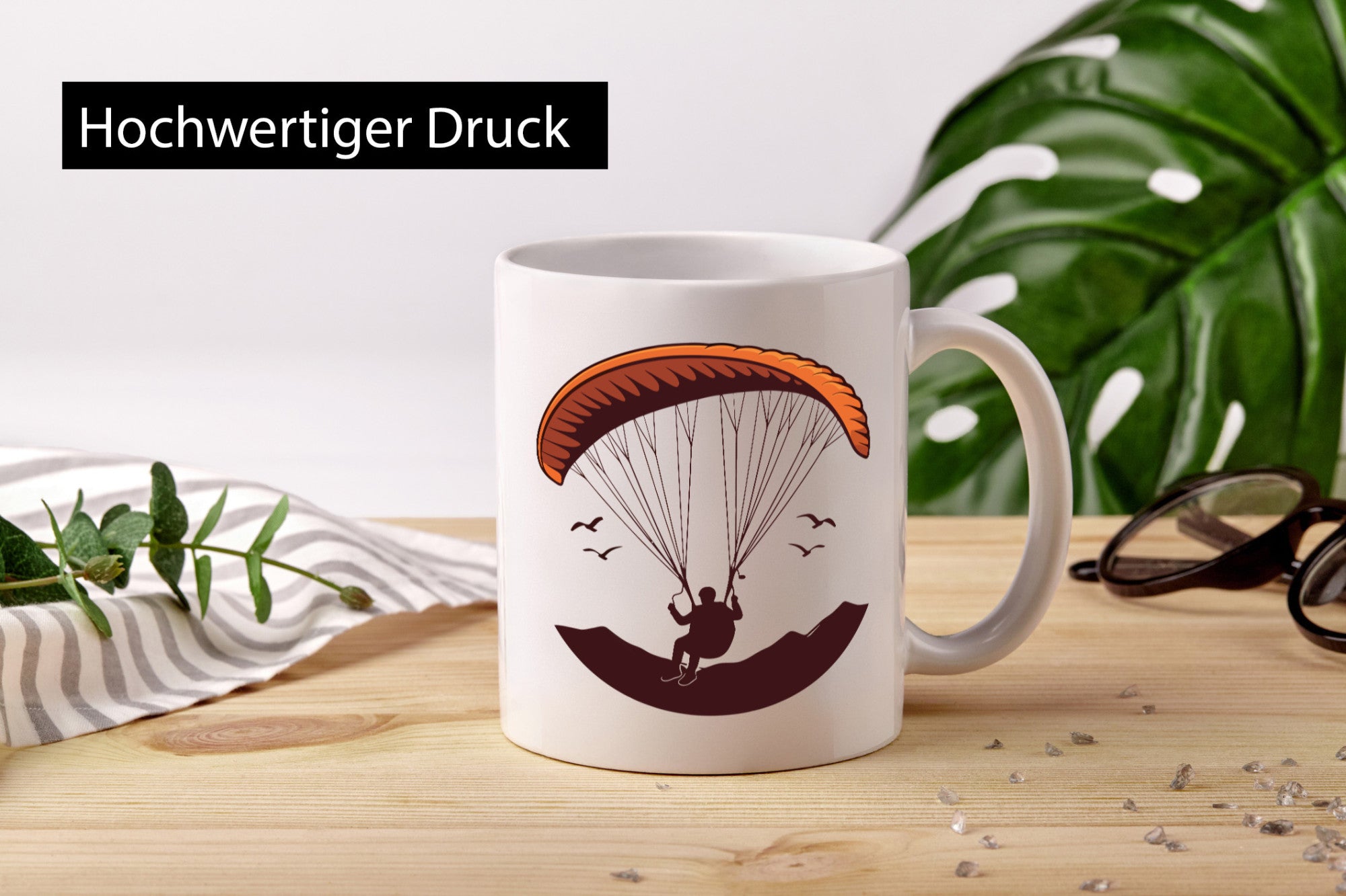 Gleitschirm | Motiv Paragleiter Gleitschirmfliegen vl2 Geschenk Humor