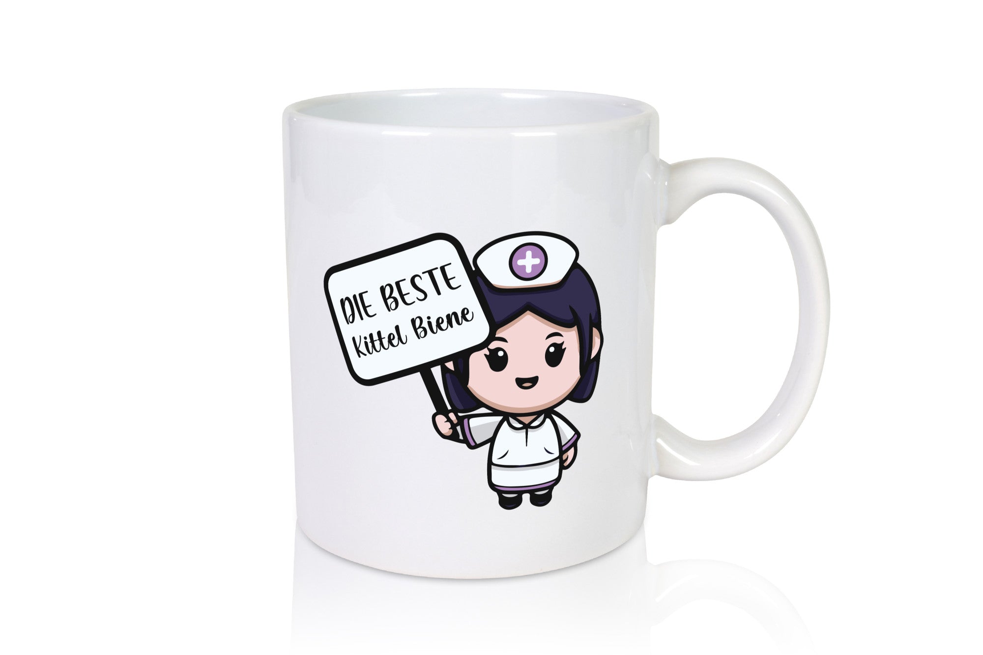 Die beste Kittel Biene | Krankenschwester Schild Geschenkidee Humor Tasse