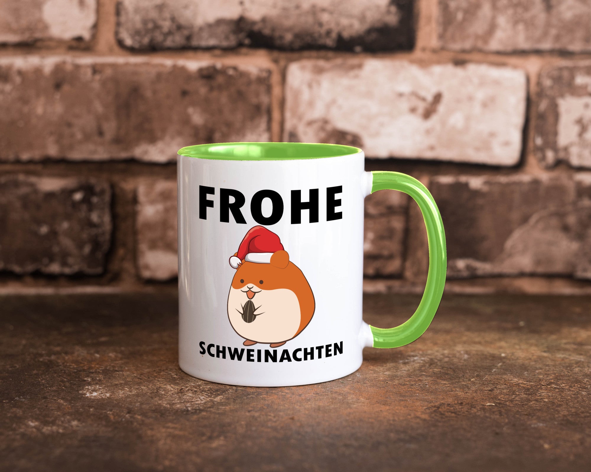 Frohe Schweinachten | Meerschweinchen Weihnachten lustiger Spruch Geschenk