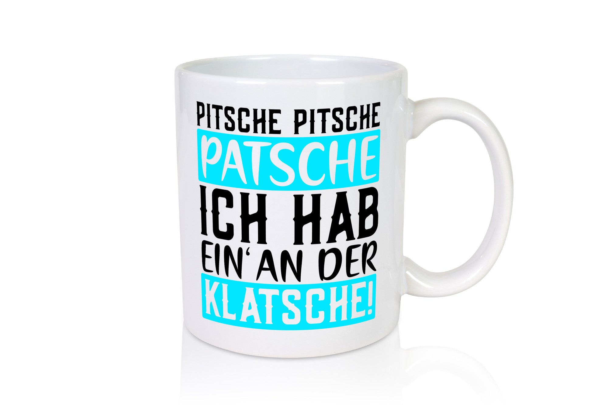 Pitsche Patsche | Verrückt lustiger Spruch Büro Arbeit Geschenkidee Kollegen