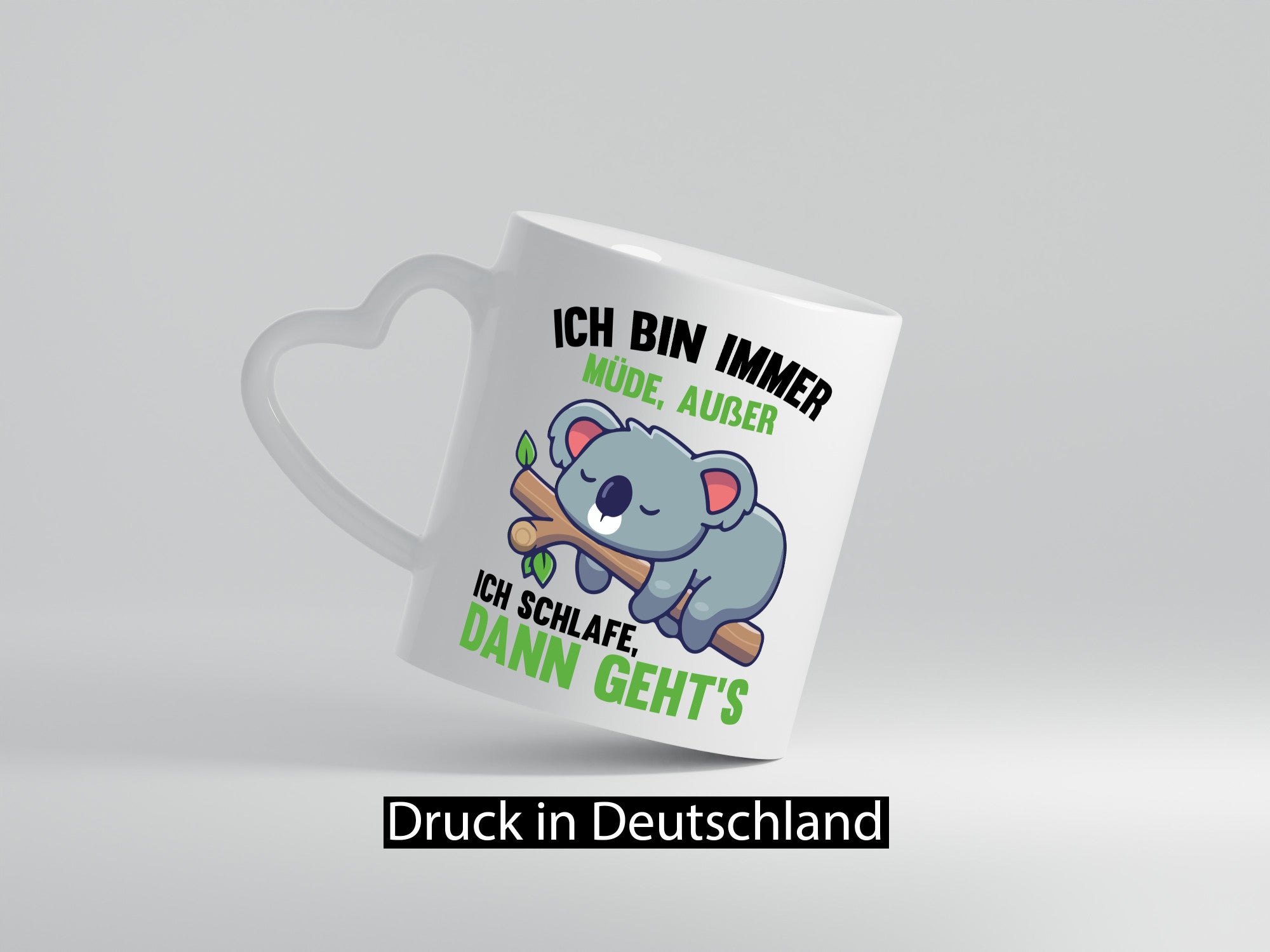 Ich bin immer müde | Schlafmütze Koala Comic Schlafen lustiger Spruch Geschenk