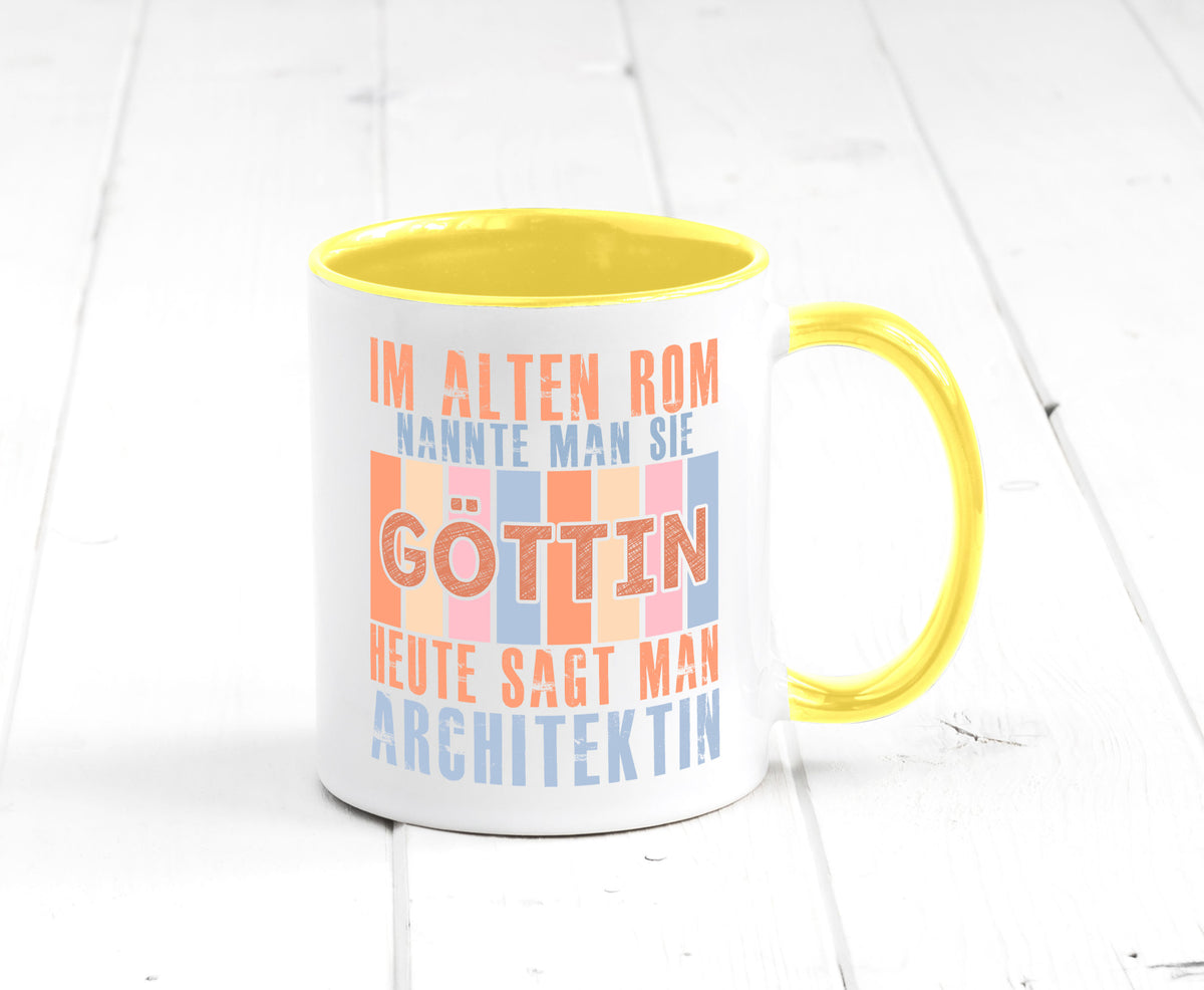 Heute sagt man: Architektin | Architektur Büro lustiger Spruch Geschenk Arbeit Tasse