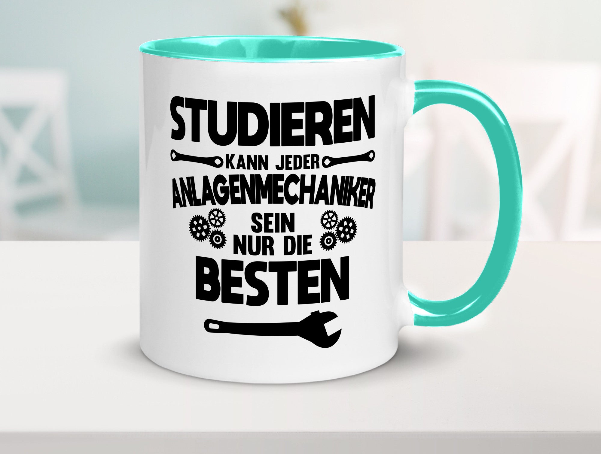 Nur die besten werden Anlagenmechaniker Humor Geschenkidee Tasse