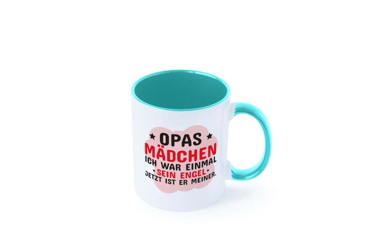 Opas Mädchen | Trauer Tasse Abschied Enkelin lustig Familie Geschenkidee