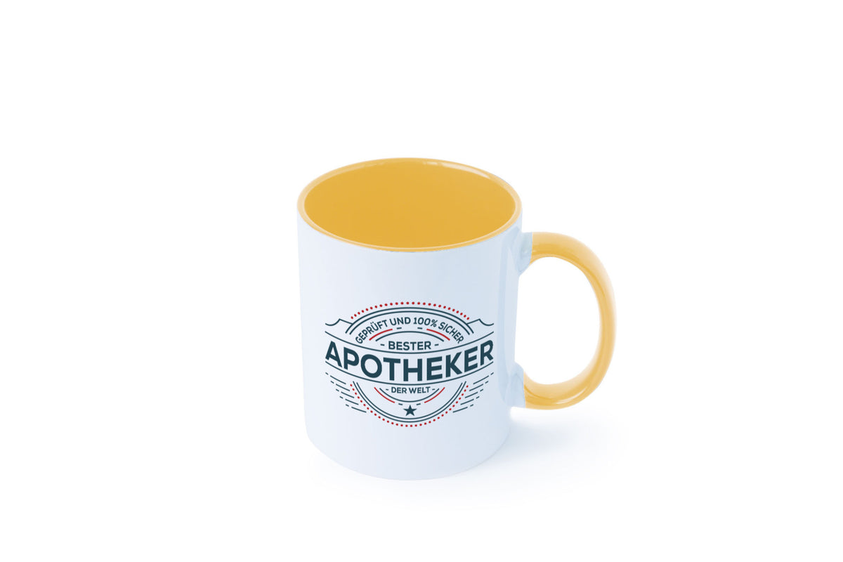 Geprüft und sicher: Apotheker | Apotheke Pharmazie Geschenkidee Humor Tasse