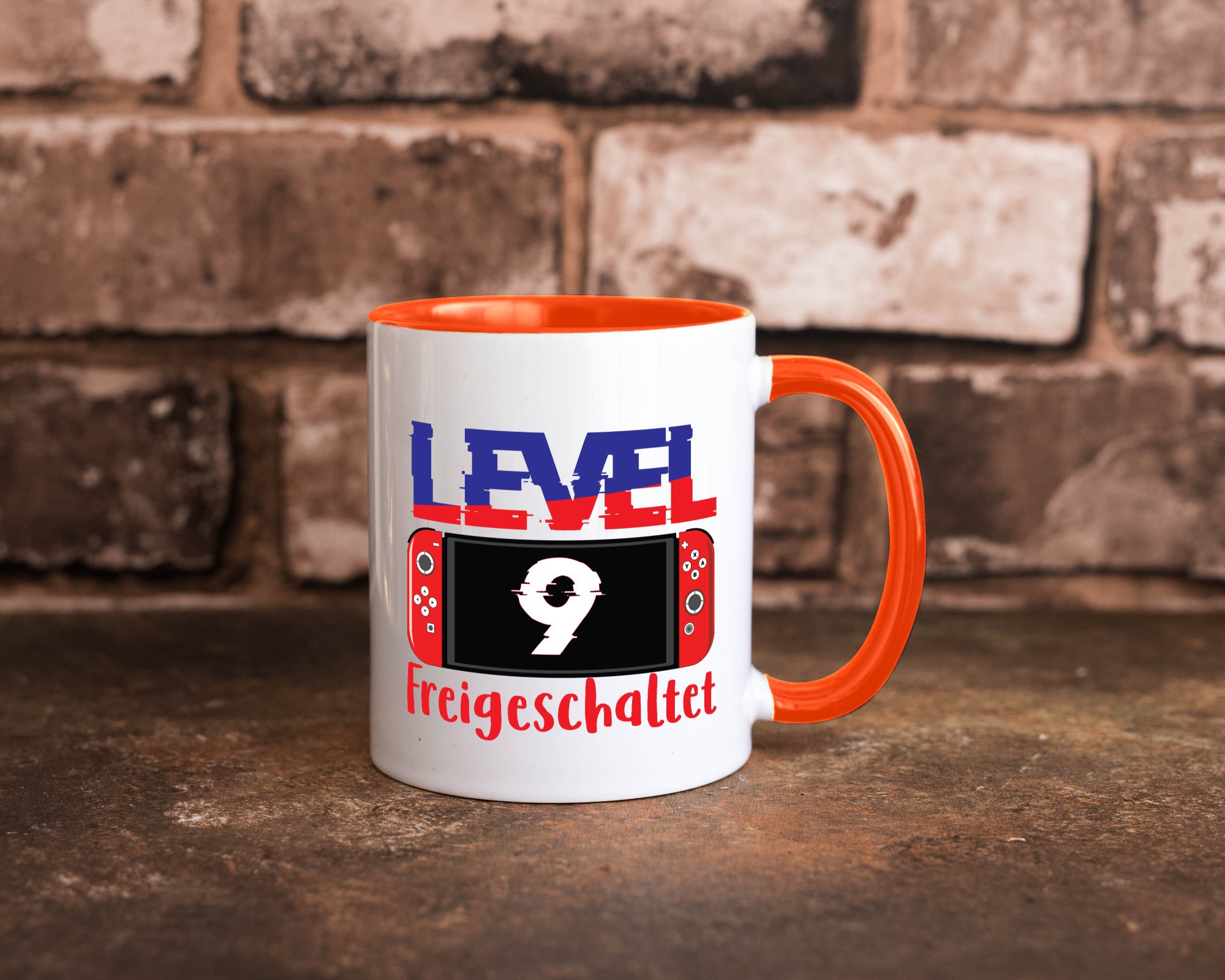 Level 9 Freigeschaltet | 9. Geburtstag Zocker Gamer Humor Geschenkidee Tasse