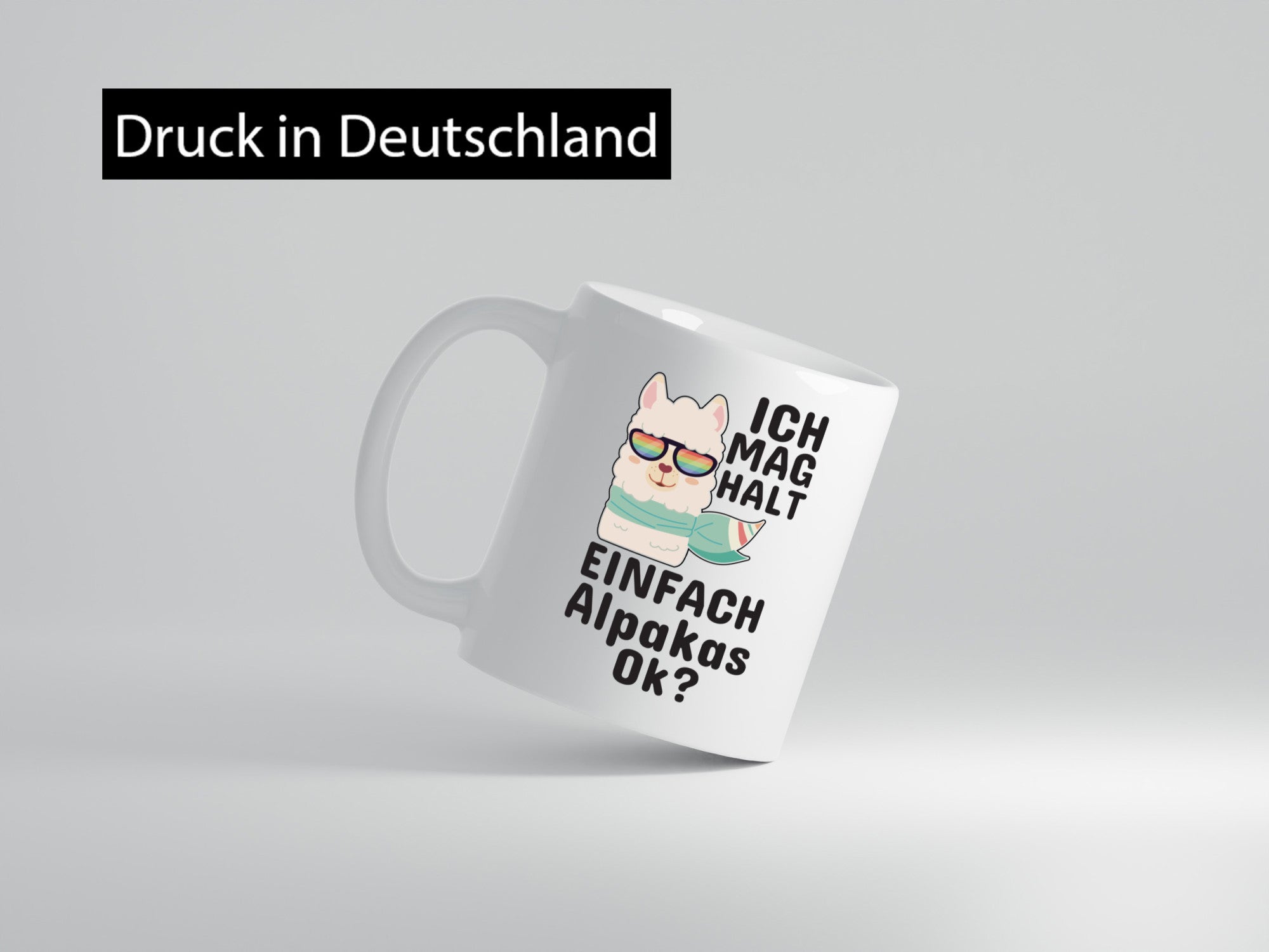 Ich mag Alpakas | Motiv Tasse lustig Tierliebe Tierliebhaber Humor Geschenk