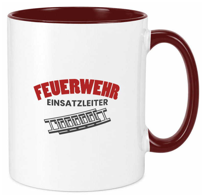 Feuerweher Einsatzleiter | Feuerwehrmann Feuerlöscher Geschenk Humor Tasse