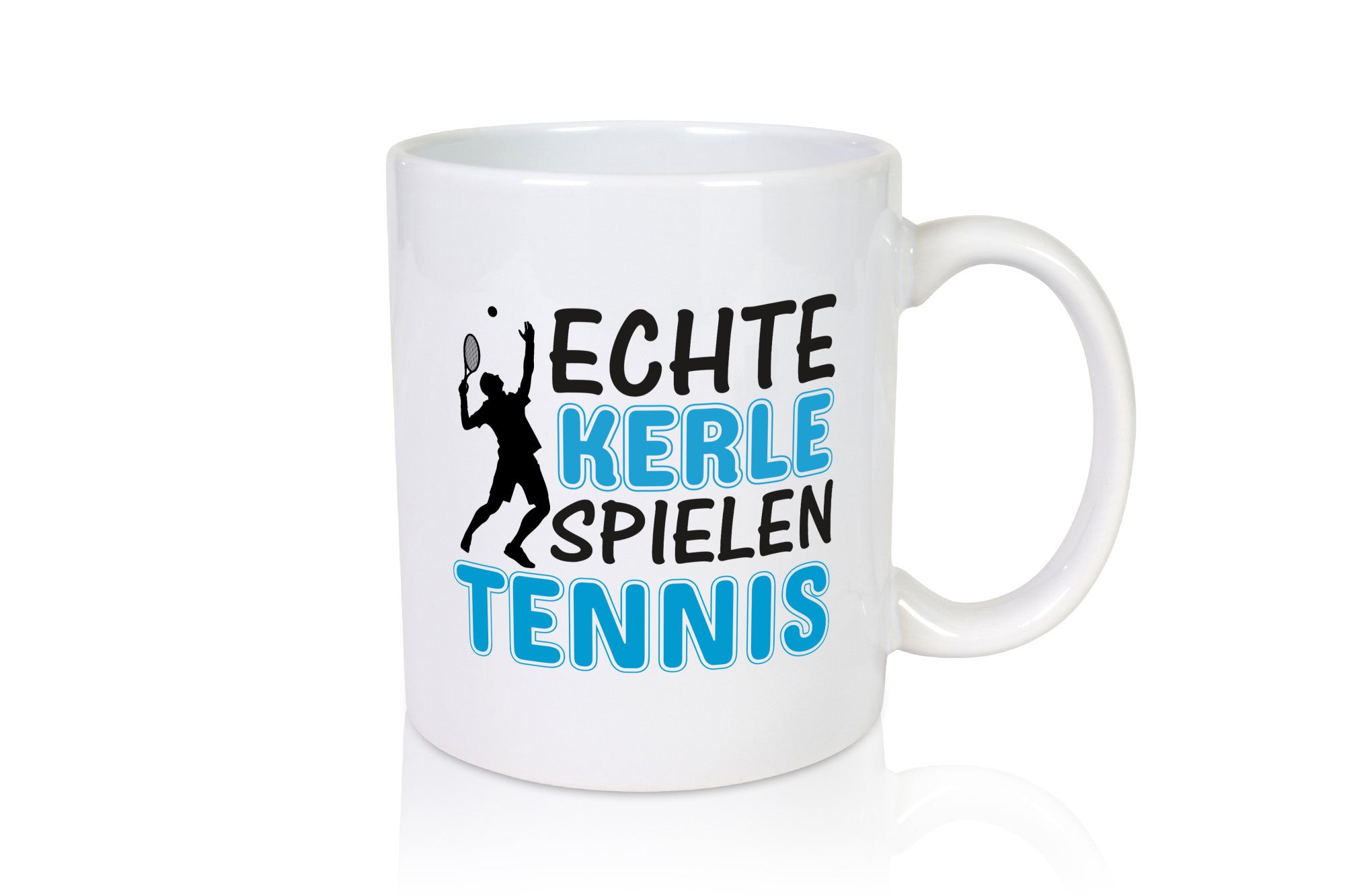 Echte Kerle spielen Tennis | Männer Tasse Sport Humor Geschenkidee