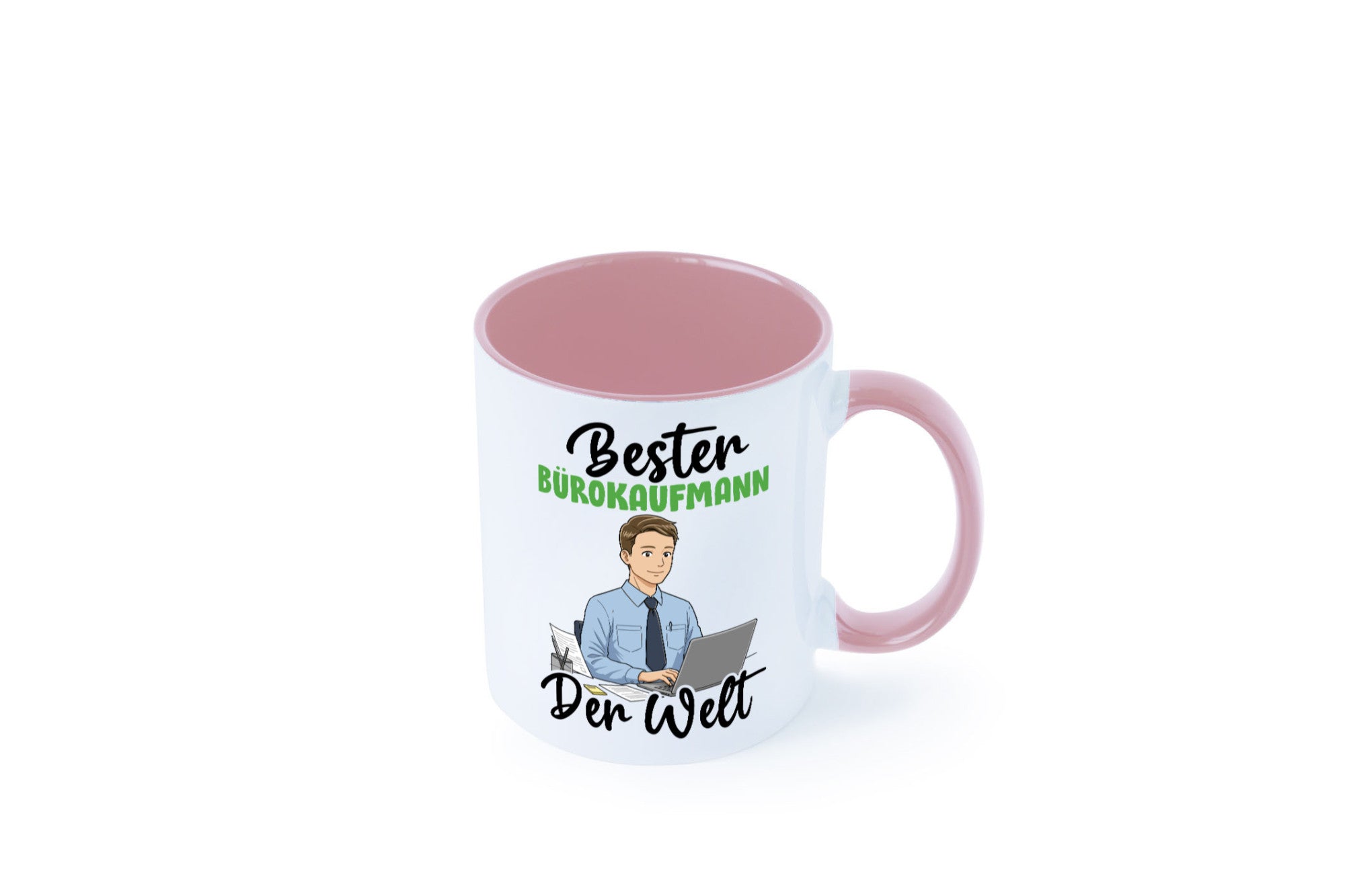 Bester Bürokaufmann | Kaufmann v2 lustig Arbeit Kollegen Büro Geschenk Tasse