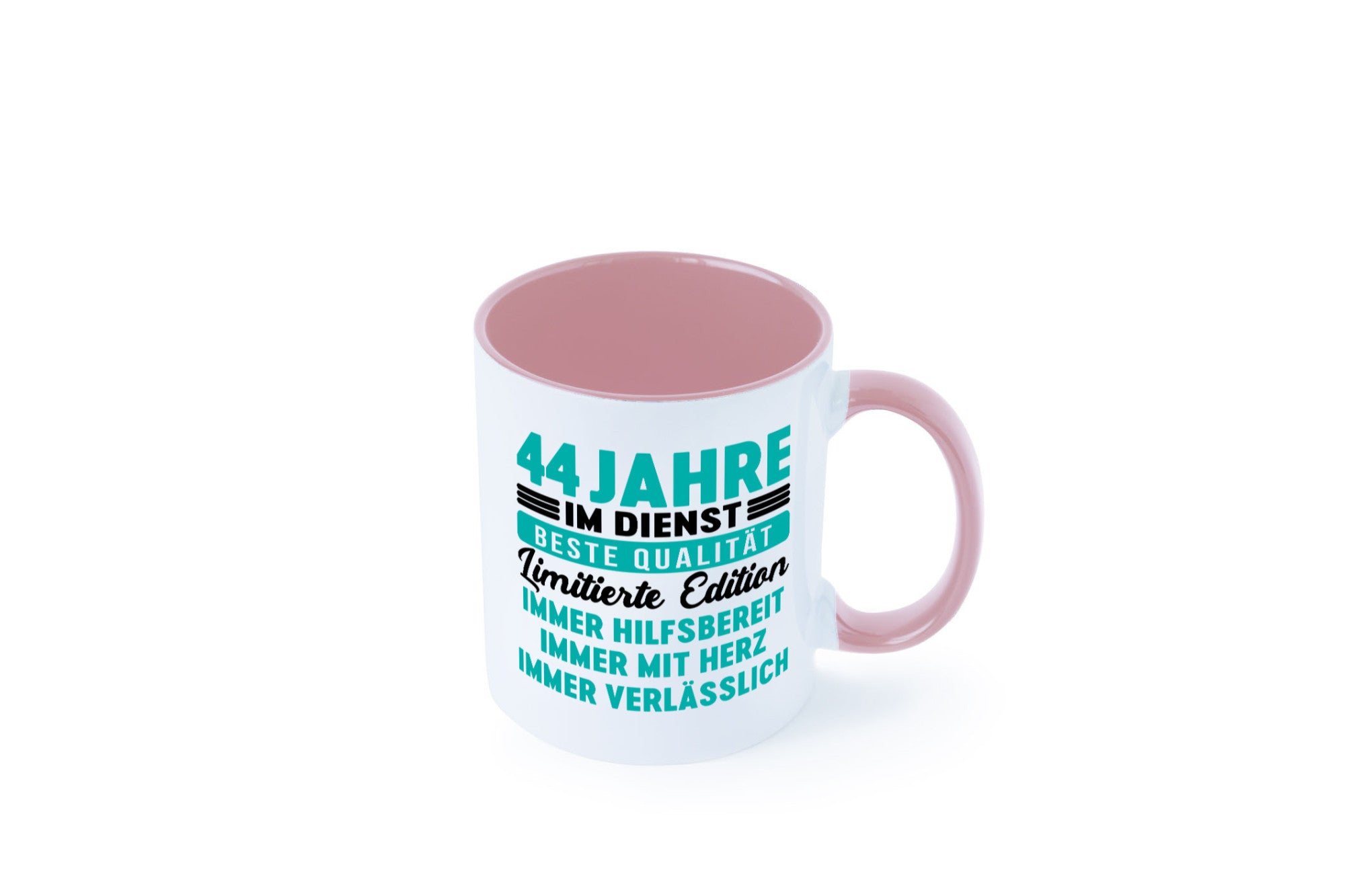 44 Jahre im Dienst | Jubiläum Arbeit v5 lustig Kollegen Büro Geschenk Tasse