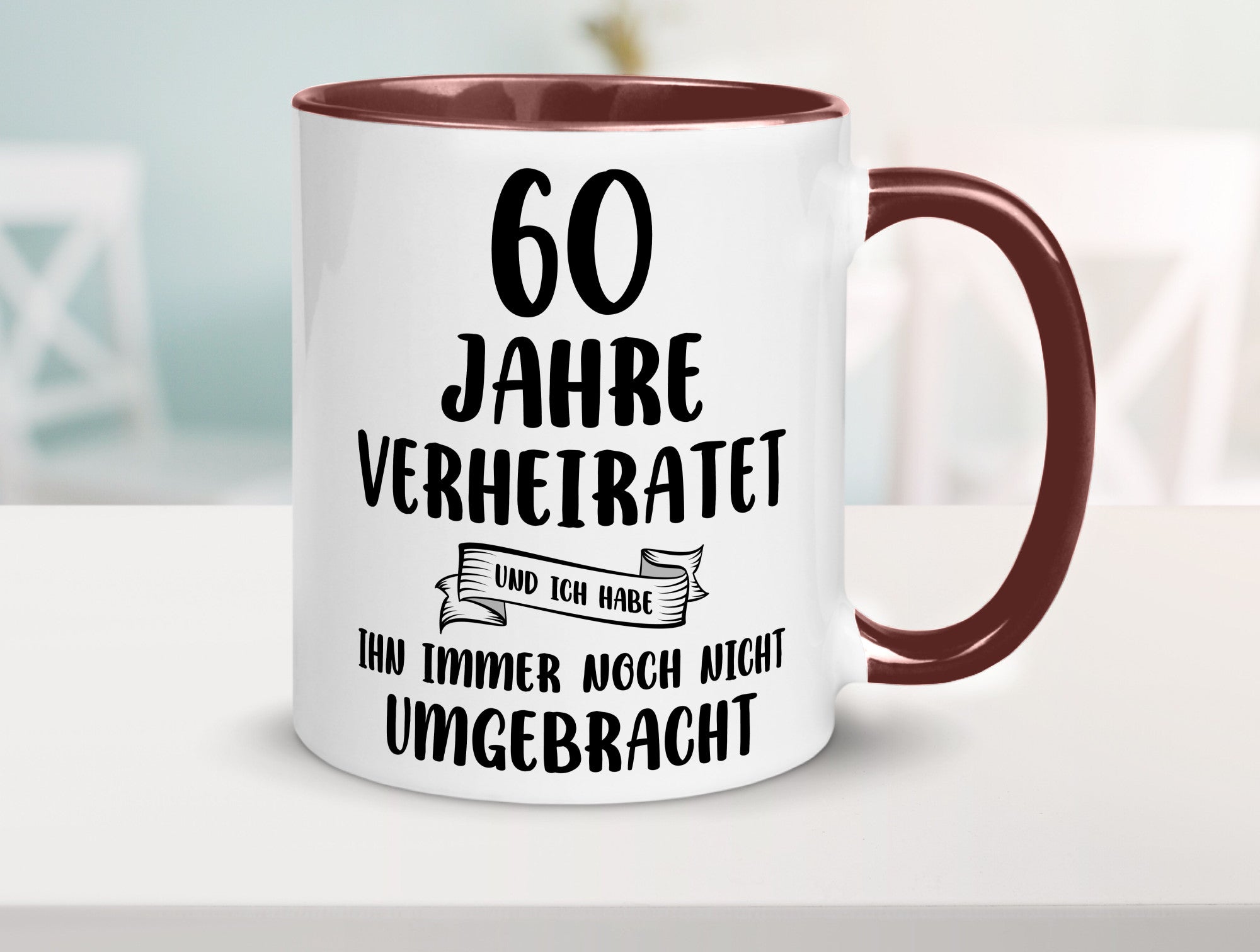 60 Jahre Verheiratet, immer noch am Leben! Geschenk Humor Geschenkidee lustiger