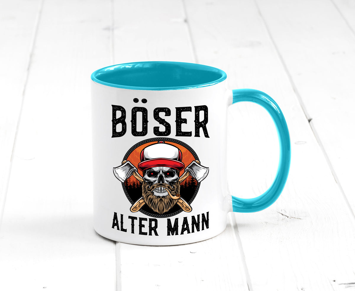 Böser alter Mann Humor Geschenkidee Tasse