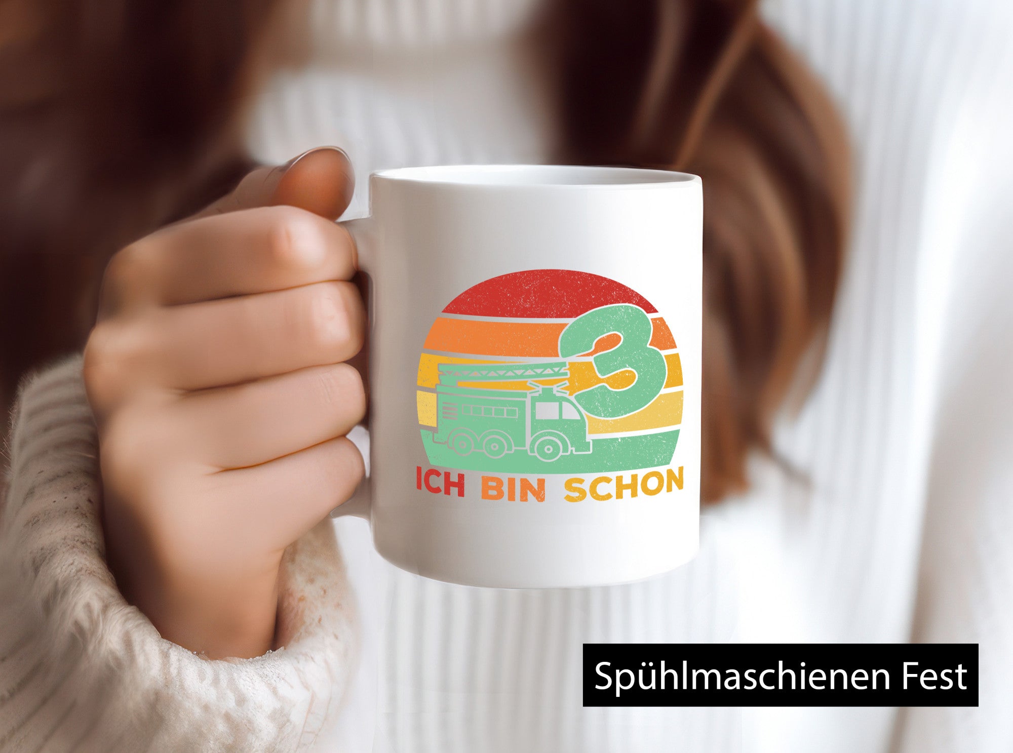 3. geburtstag | Feuerwehrauto 3 Jahre Feuerwehr Geschenk Geschenkidee lustiger