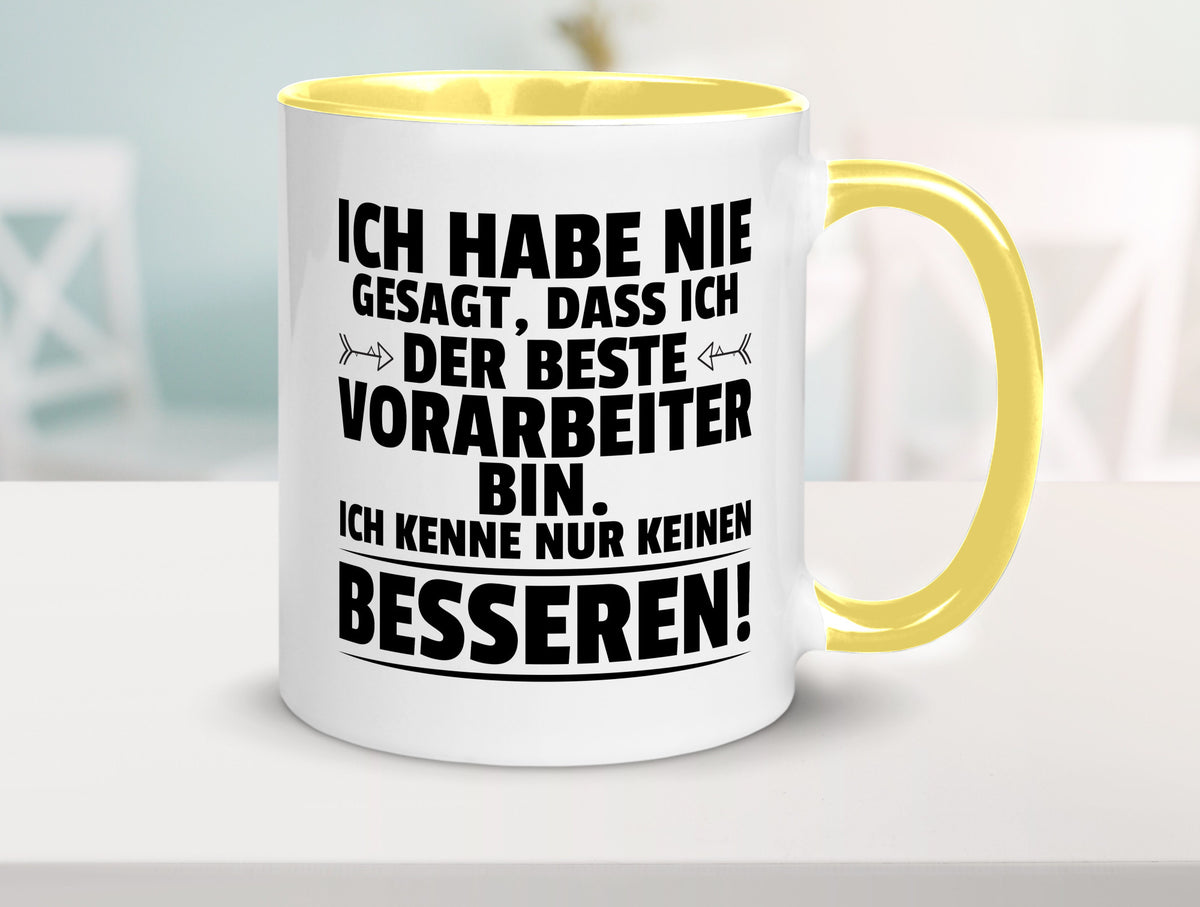 Der Beste Vorarbeiter | Kollege Teamleiter Humor Arbeit Kollegen Büro Tasse