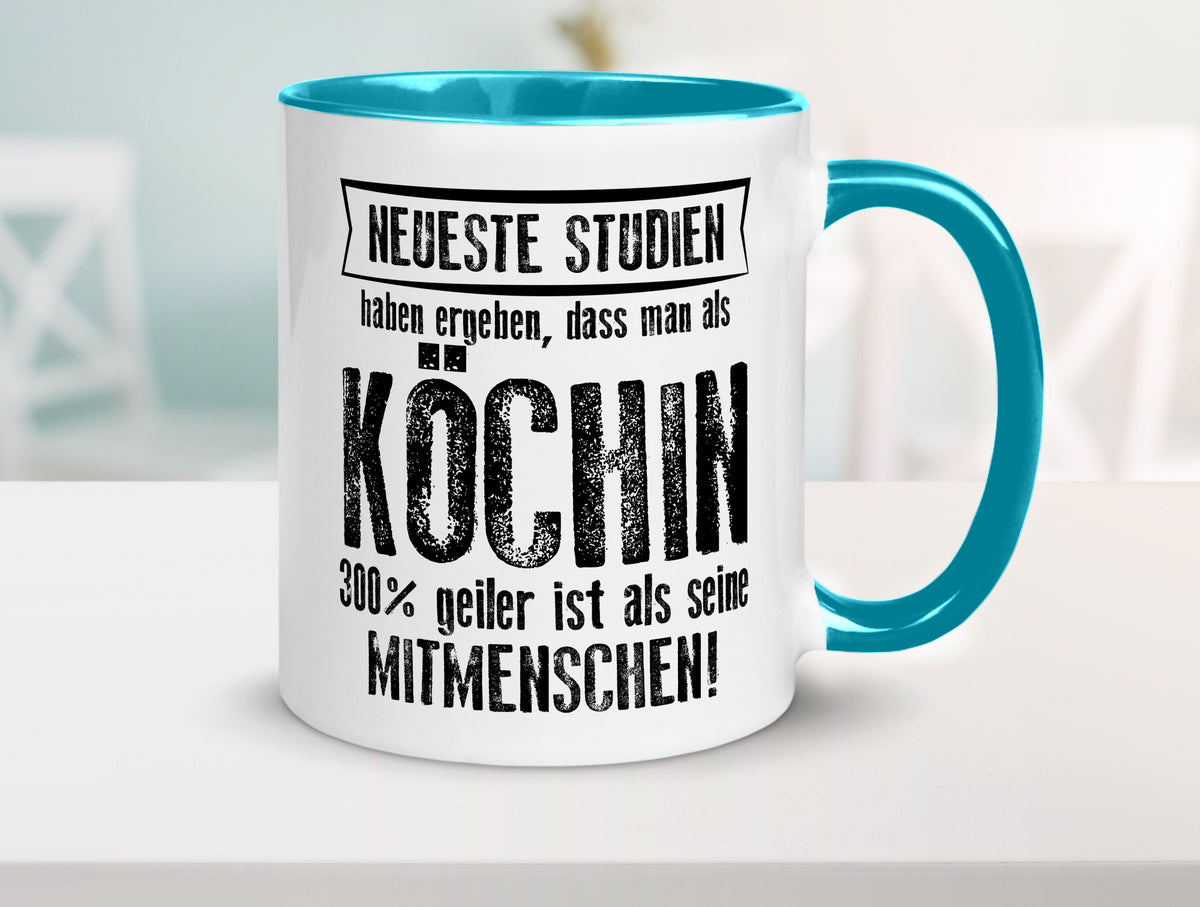 Neuste Studien: Köchin | Chefköchin Chefkoch Geschenk Arbeit Kollegen Büro Tasse