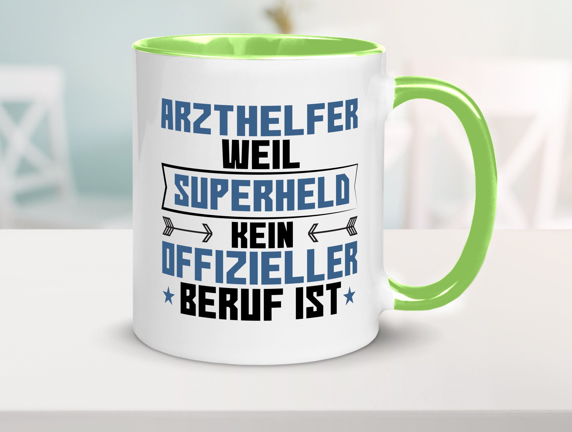 Superheld Arzthelfer | Fachangestellter Medizin Geschenk Humor Geschenkidee
