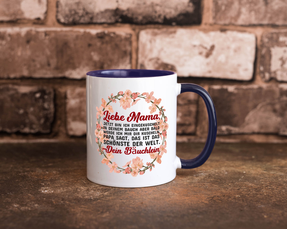 Liebe Mama | Schwangerschaft Tasse Baby süß Humor Familie Geschenkidee