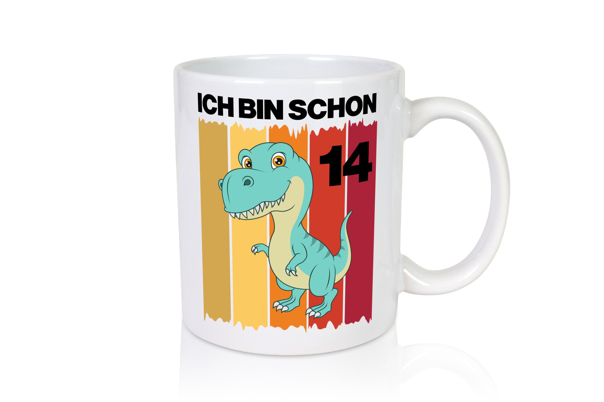 14. Geburtstag | 14 Jahre Dinosaurier Geschenkidee Humor Tasse