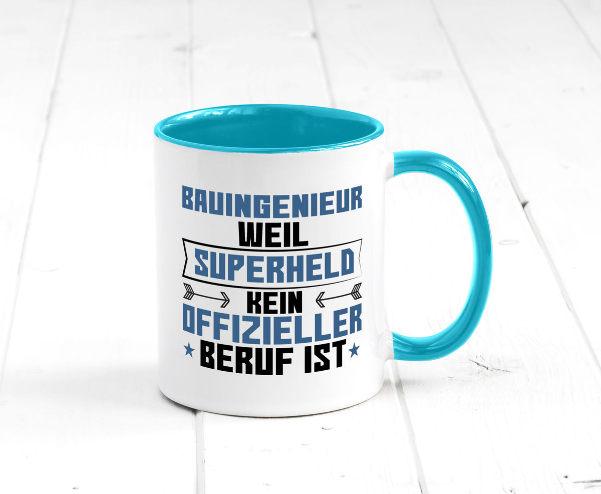 Superheld Bauingenieur | Ingenieur Humor Geschenkidee Tasse