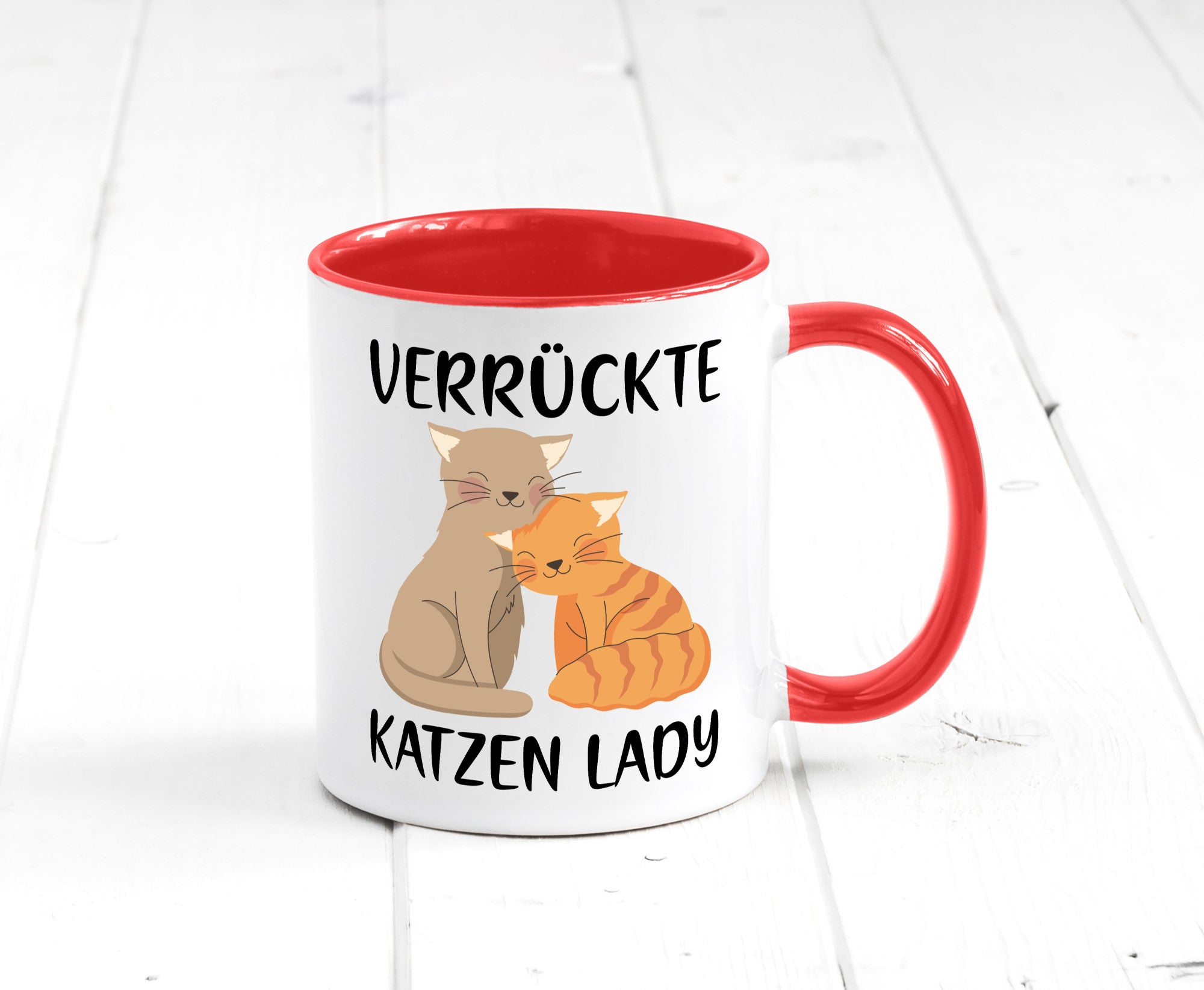 Verrückte Katzen Lady | Ich liebe Katzenliebhaber Geschenk Tierliebhaber Humor