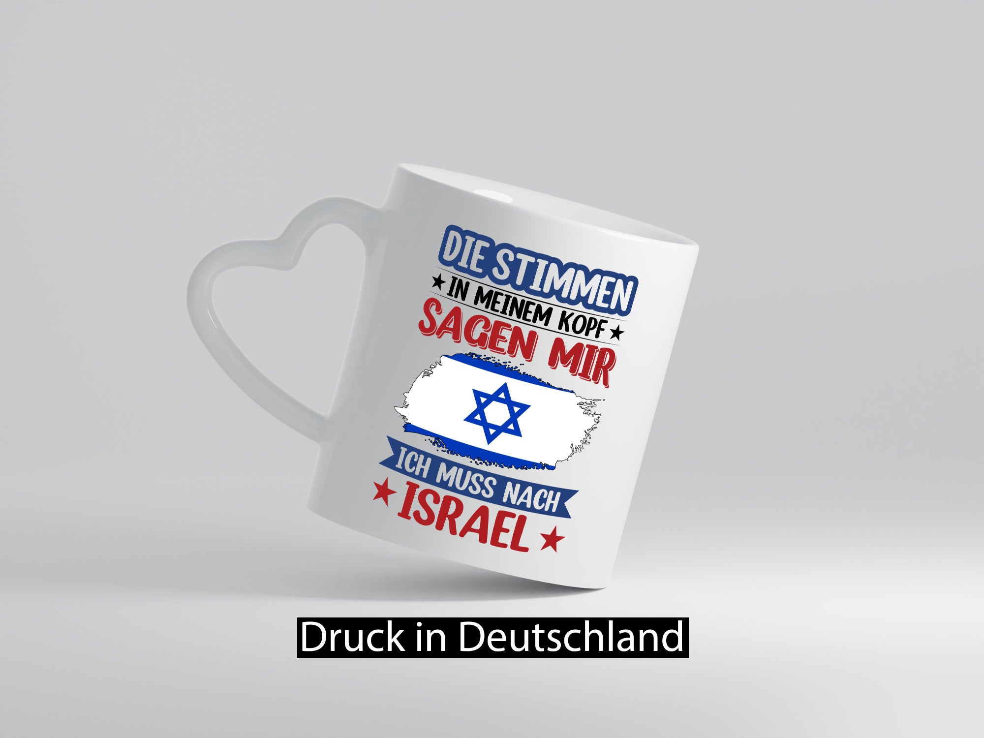 Israel | Urlaub Stimmen in meinem Kopf Traumland lustig Humor Geschenkidee