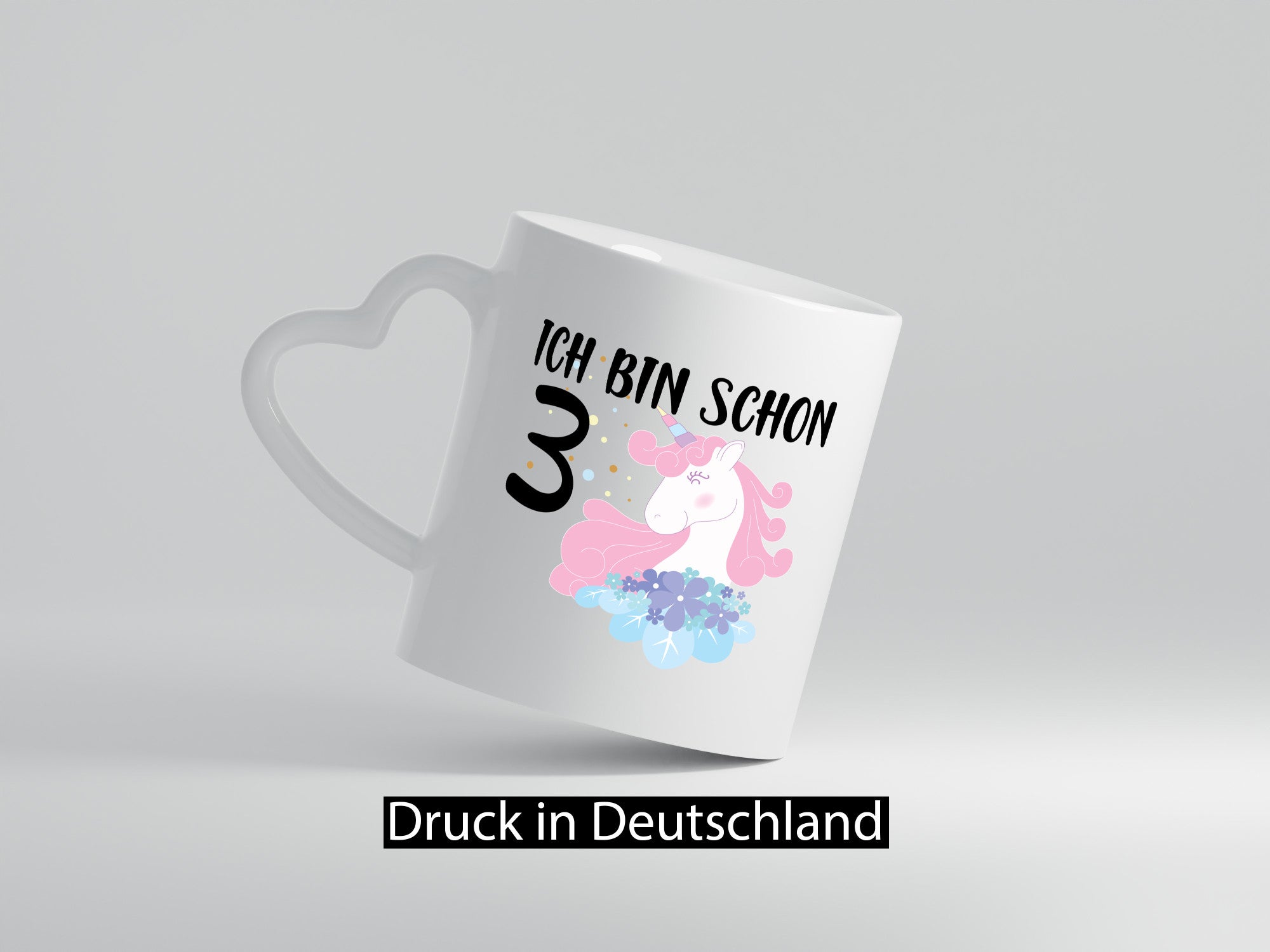 Ich bin schon 3 | 3. Geburtstag Kind Jährige Einhorn Geschenkidee Humor Tasse
