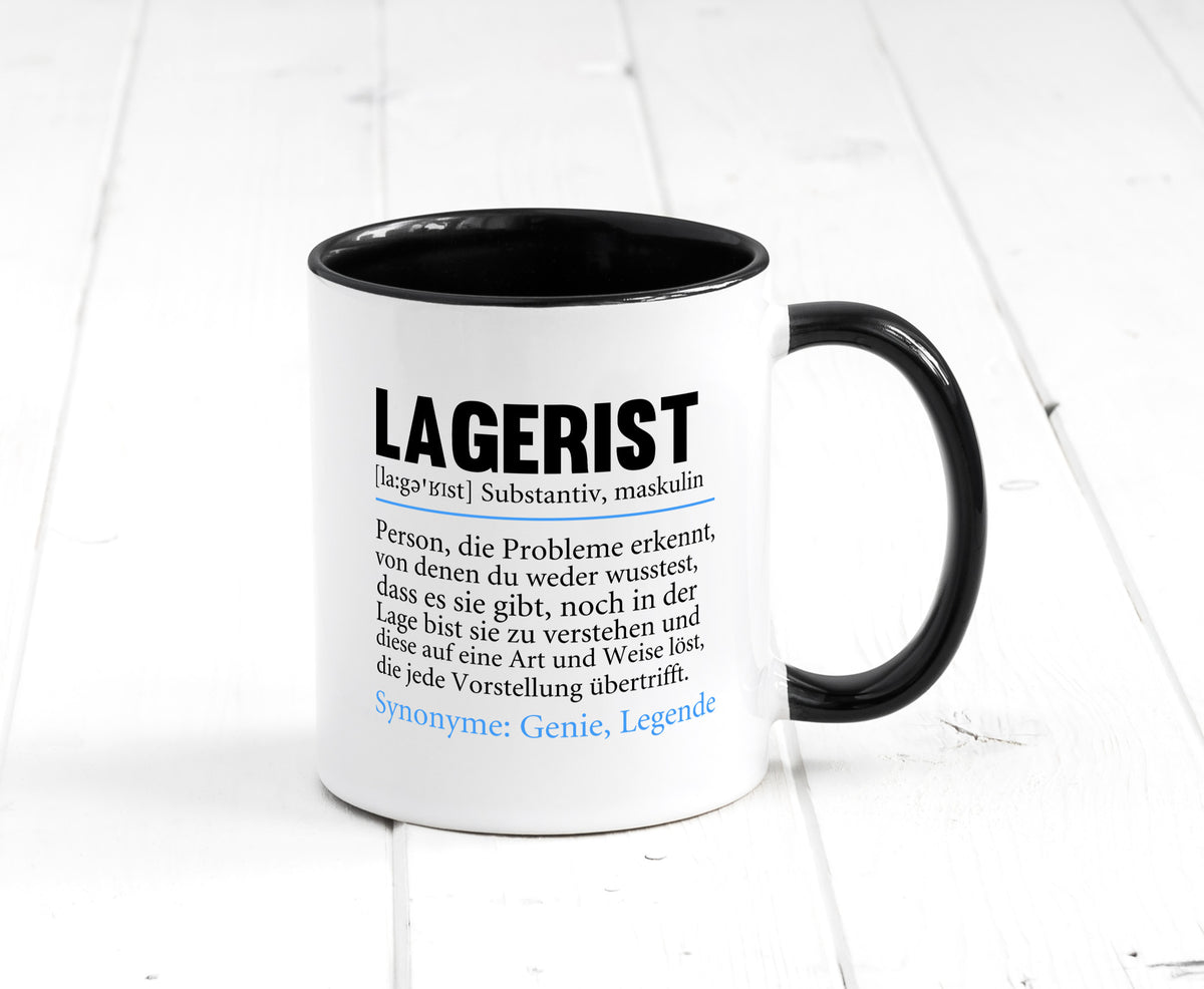 Lagerist | Spruch Beruf Lageristen Lager Arbeiter lustiger Geschenk Arbeit Tasse