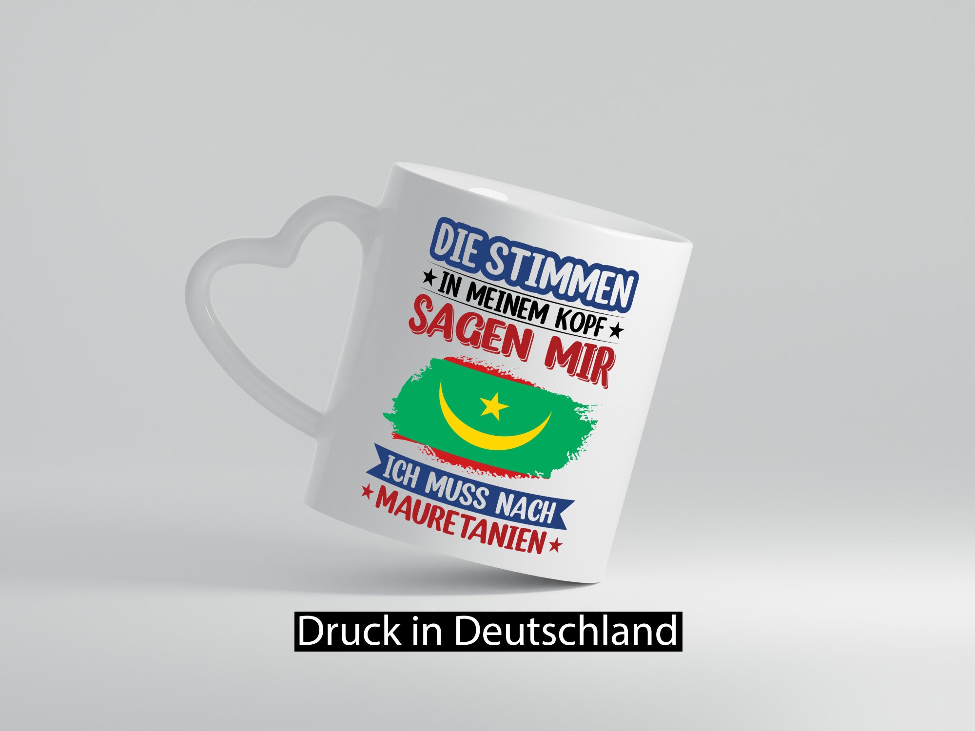 Mauretanien | Urlaub Stimmen in meinem Kopf Traumland lustiger Spruch Geschenk