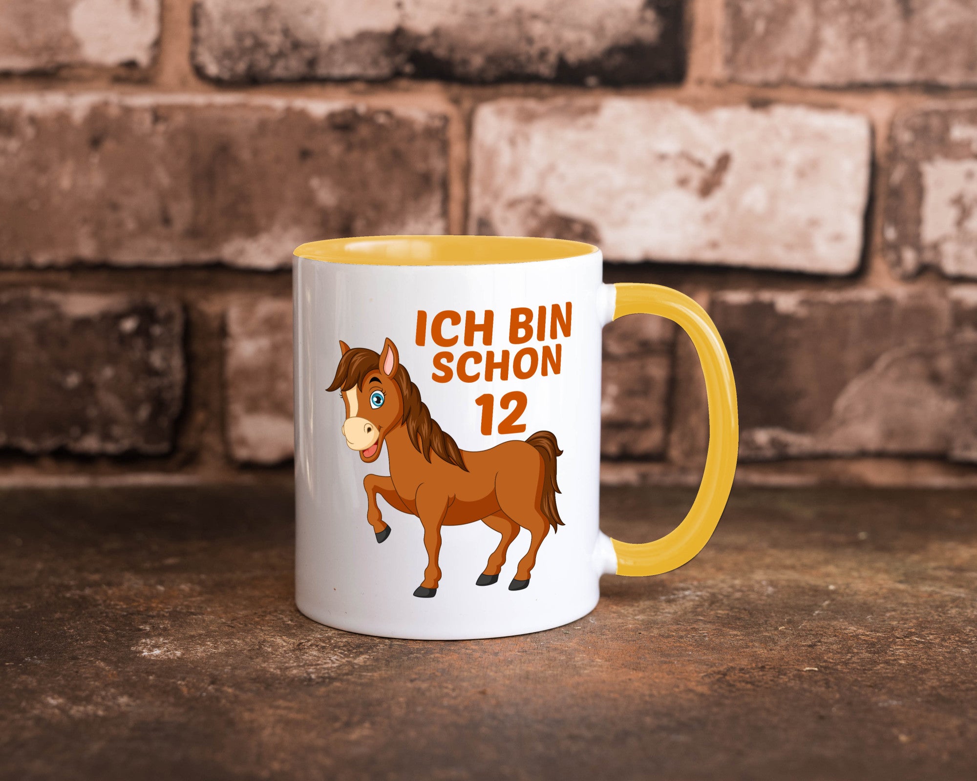 12. Geburtstag | Ich bin schon 12 Pferde Pony Geschenkidee Humor Tasse