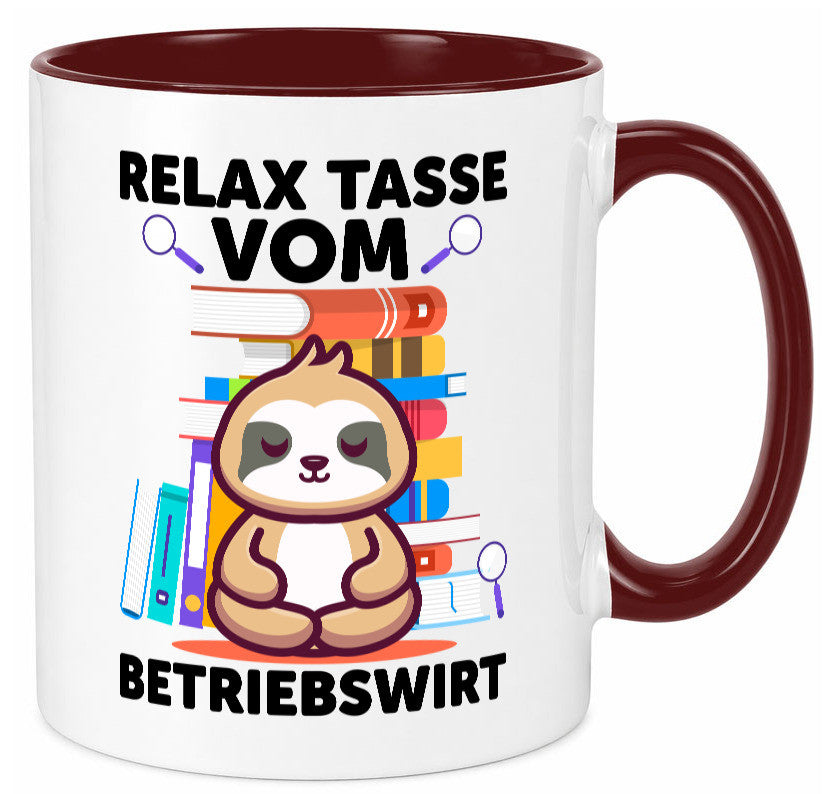 Relax Tasse: Betriebswirt | Betriebswirtschaft lustiger Spruch Geschenk Humor