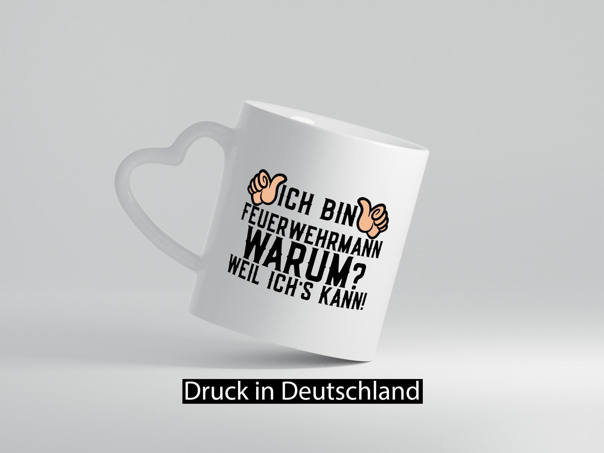 Feuerwehrmann weil ichs kann | Daumen hoch Feuerwehr lustig Humor Geschenkidee