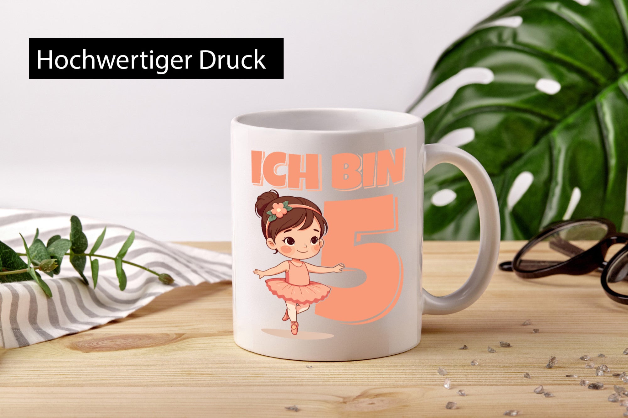 5 Geburtstag | Jahre Ballerina Mädchen Ballet lustiger Spruch Geschenk