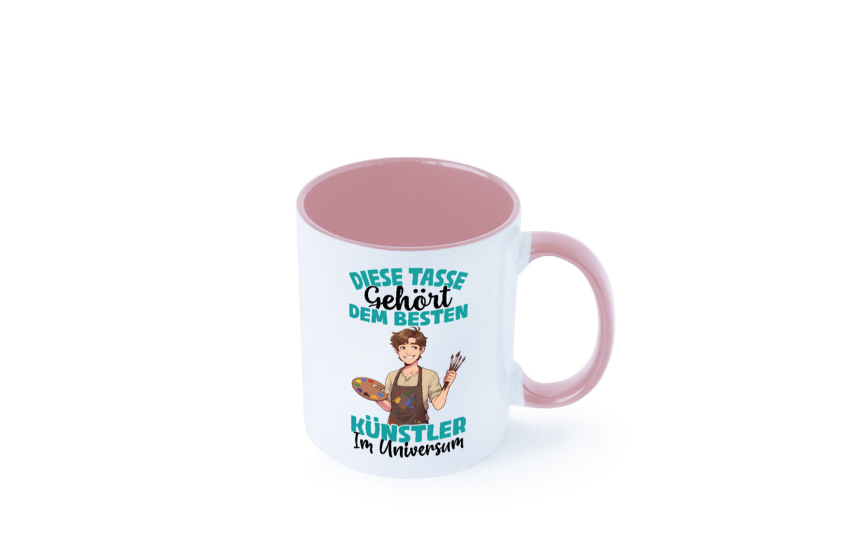 Im Universum: Künstler | Kunst Geschenkidee Humor Tasse