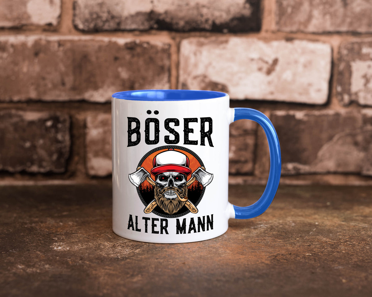 Böser alter Mann Humor Geschenkidee Tasse