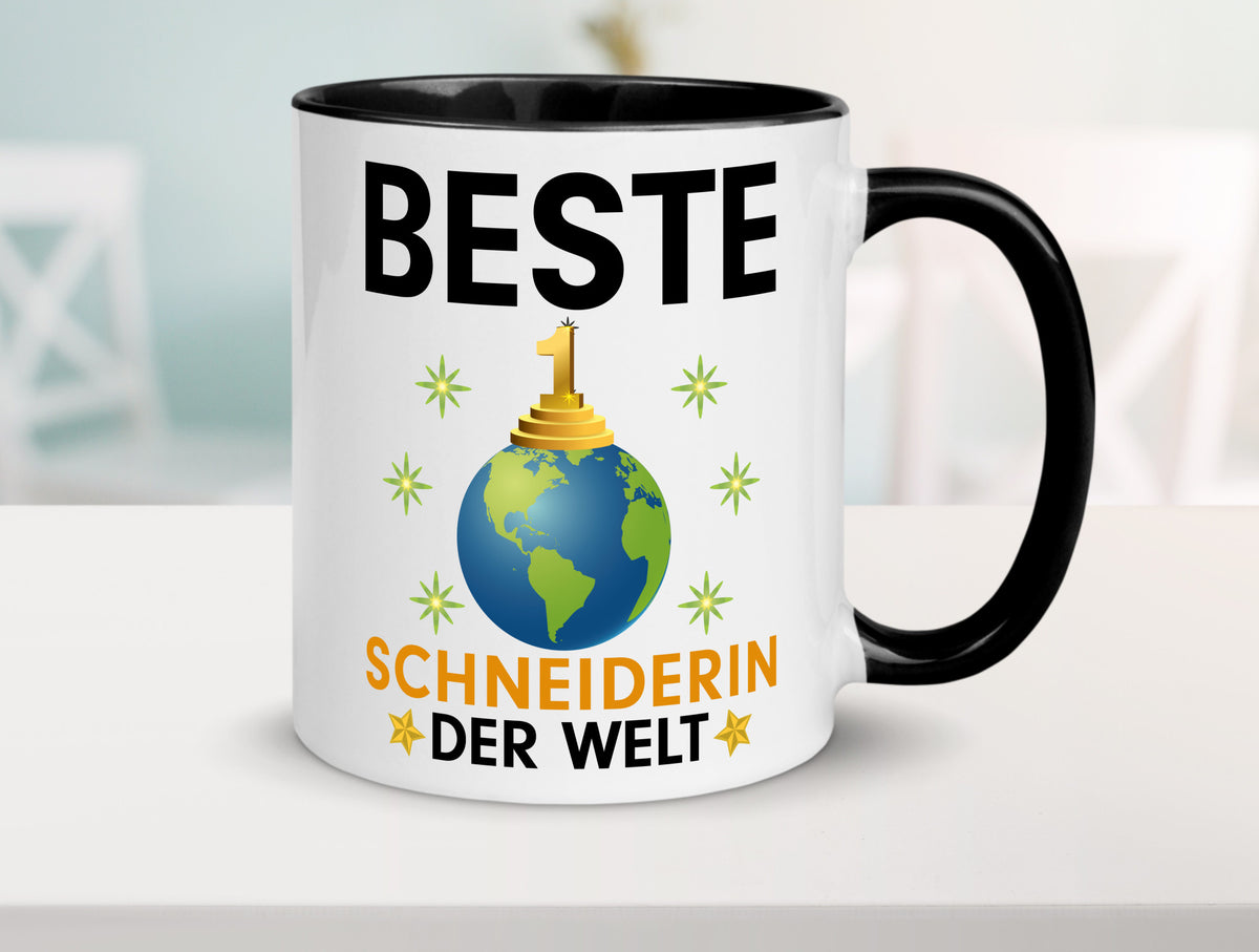 Welt Beste Schneiderin | Beruf Schneiderei lustiger Spruch Geschenk Arbeit Tasse