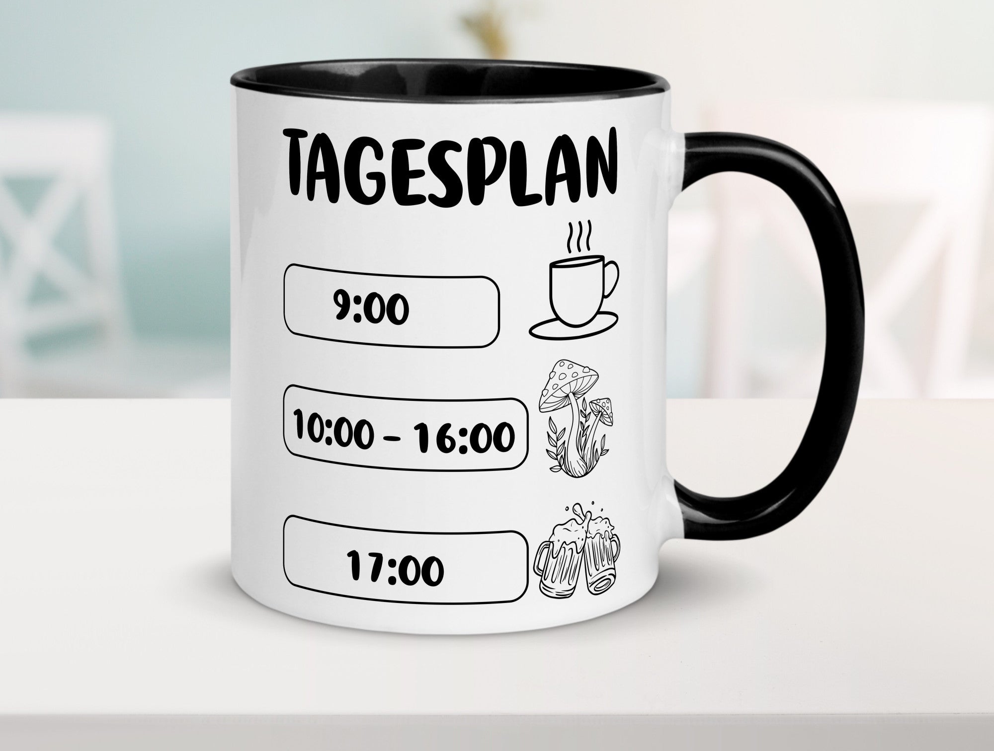 Tagesplan Pilzsammler | Pilze Wald v2 Geschenk Humor Geschenkidee lustiger
