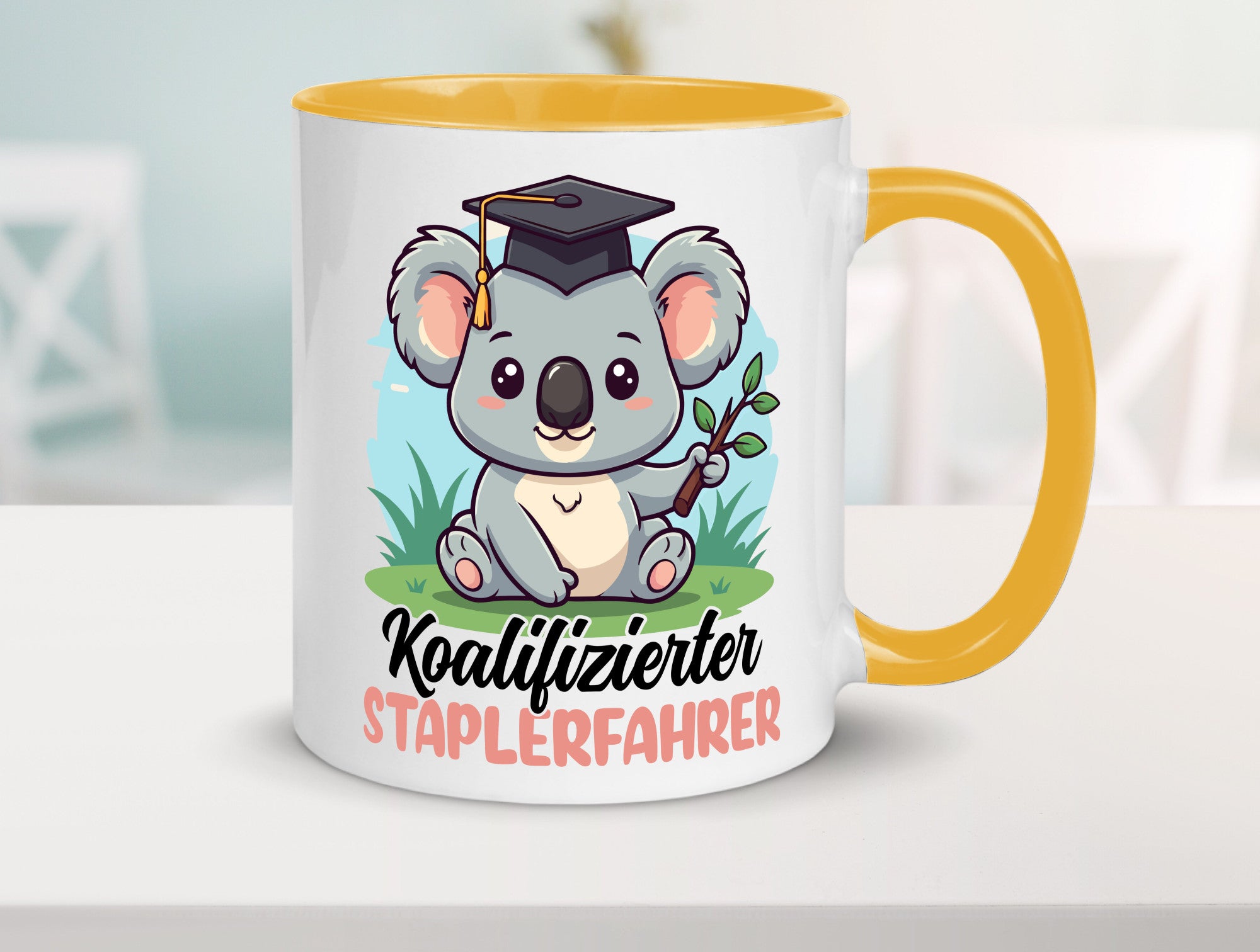 Koalifizierter Staplerfahrer | Gabelstapler Fahrer Geschenk Humor Geschenkidee
