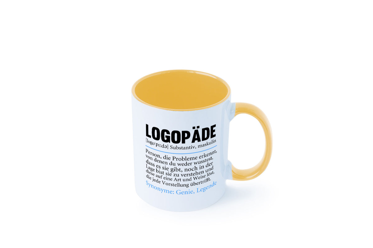 Logopäde | Spruch lustig Sprachtherapie Beruf lustiger Geschenk Arbeit Kollegen Tasse