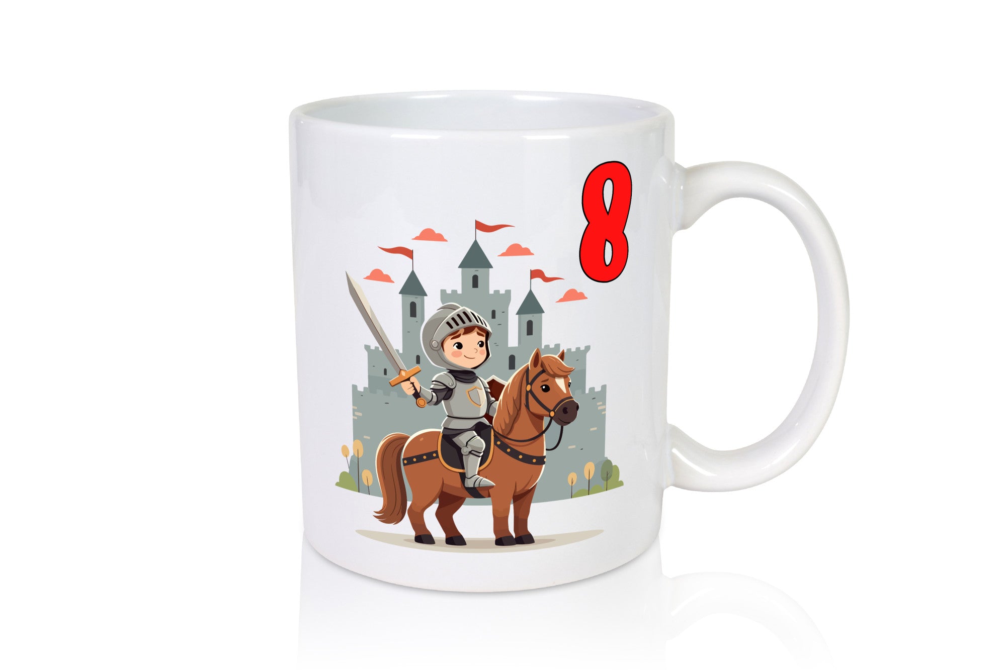8. Geburtstag | 8 Jahre Ritter Junge Schloss Geschenk Geschenkidee lustiger