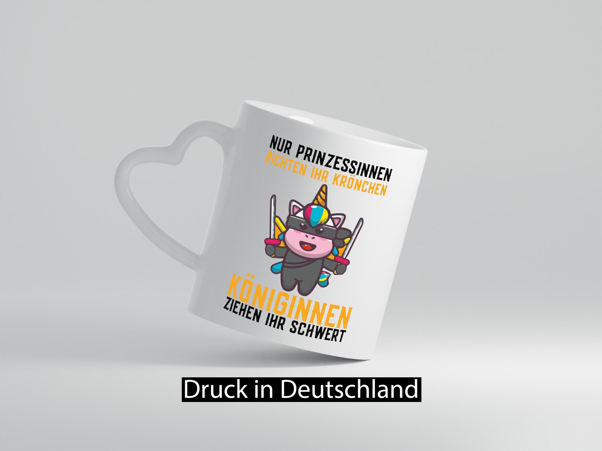 Königinnen ziehen ihr Schwert | Einhorn Prinzessin Geschenk Humor Geschenkidee
