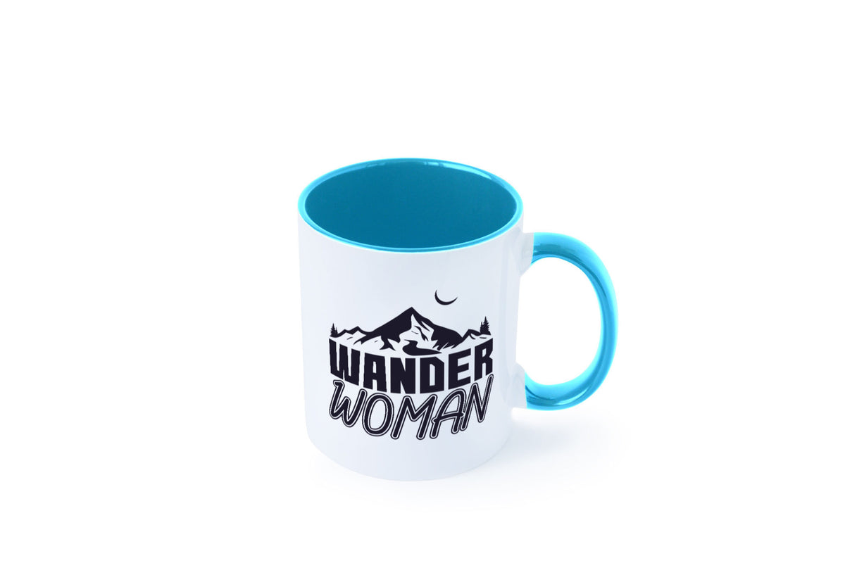 Wander Woman | Frauen Tasse Wanderer Bergsteigen lustig Familie Geschenkidee
