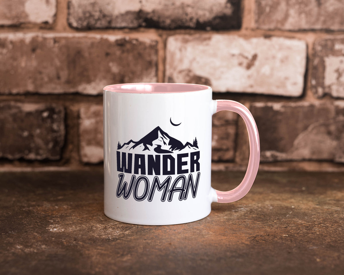 Wander Woman | Frauen Tasse Wanderer Bergsteigen lustig Familie Geschenkidee