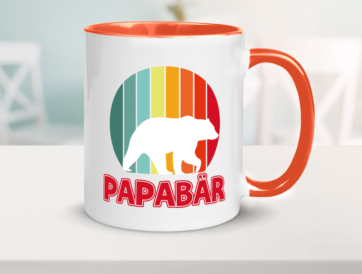 Papabär | Papa Tasse Vater Vatertag Bär lustiger Spruch Geschenk Familie